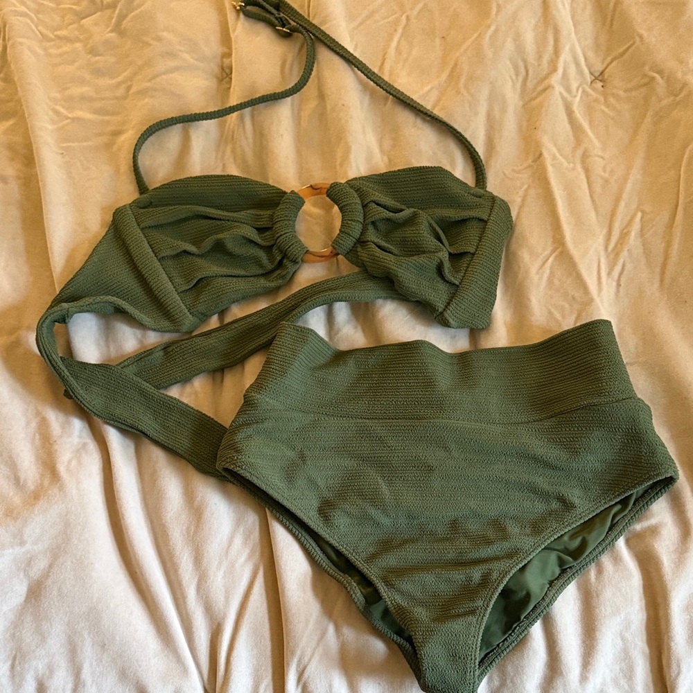Montce Olive Micro Scrunch Bikini Set